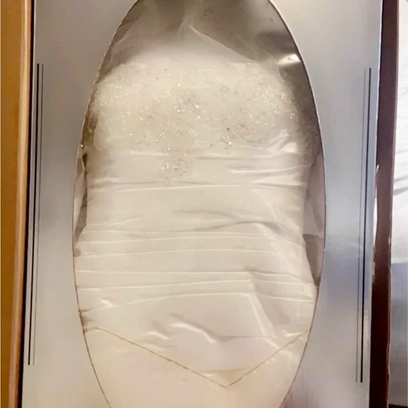 Elegant Strapless Wedding Gown - Picture 7 of 7